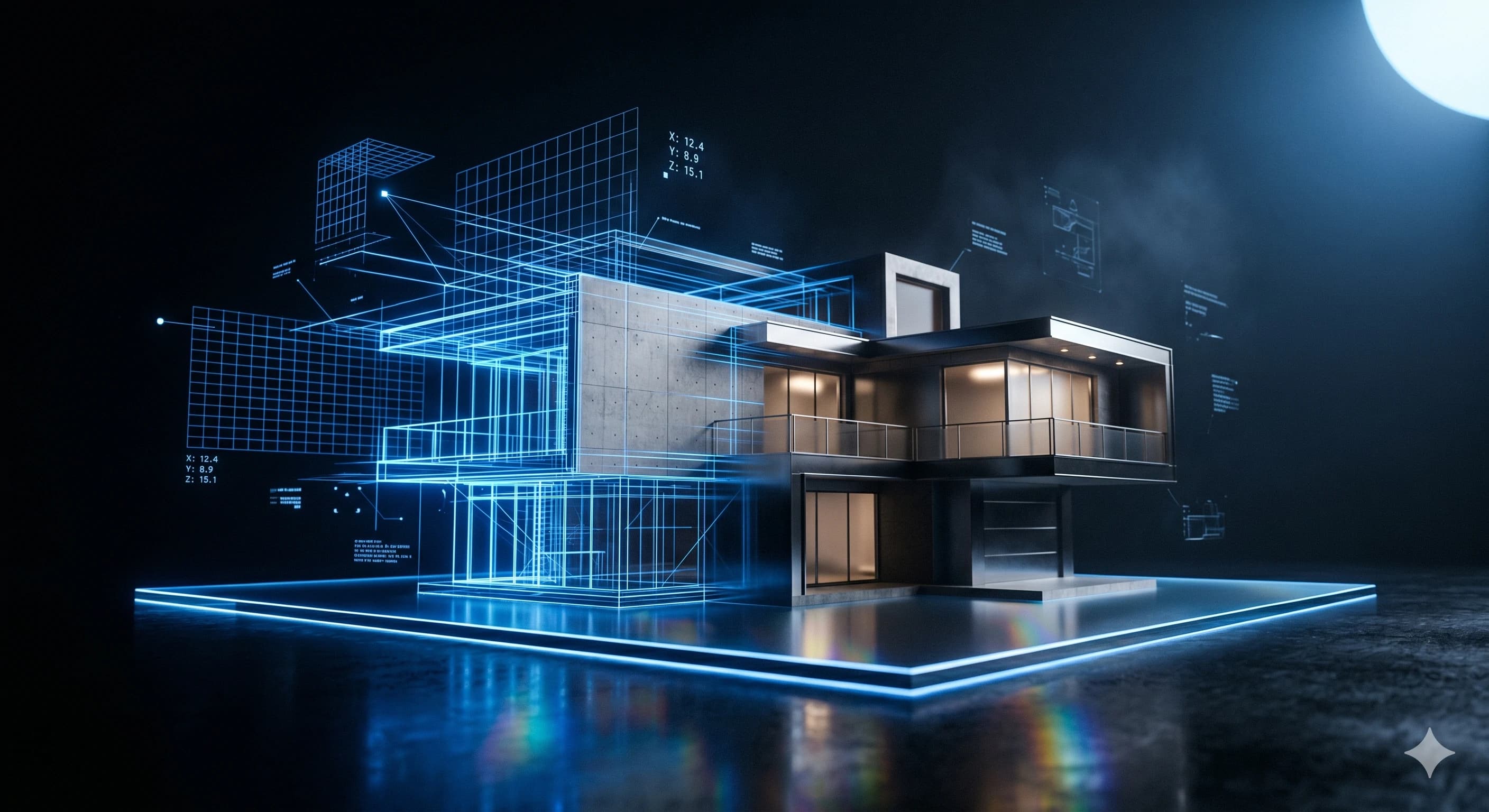 Architectural visualization — real-time rendering of a building interior